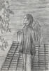 "Angel on the roof", 27/09/2003, pencil