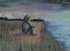 "На берегу", май 2003, пастель